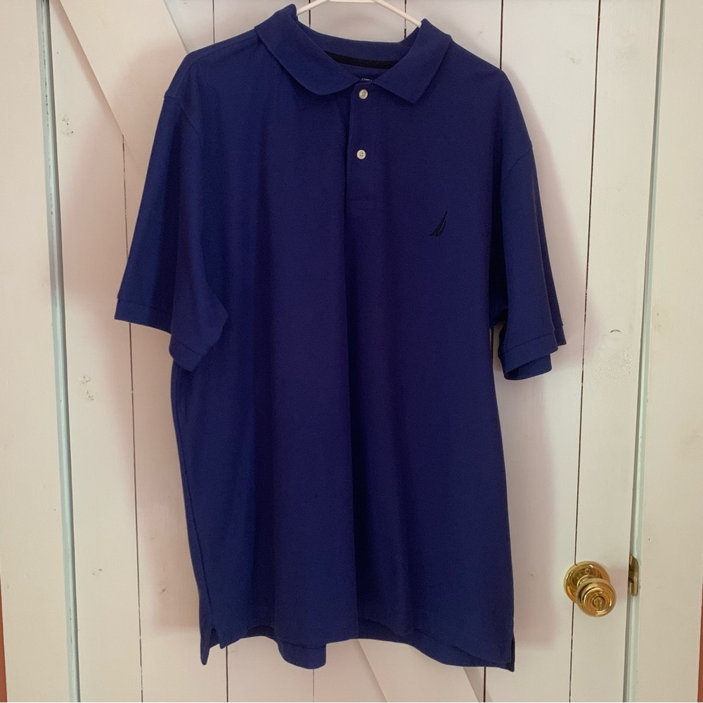 Men's Polo Size XL Blue Nautica